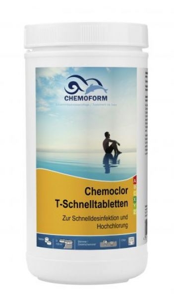 Greitai tirpstančios chloro tabletės po 20gr, 1kg T-Schnelltablette
